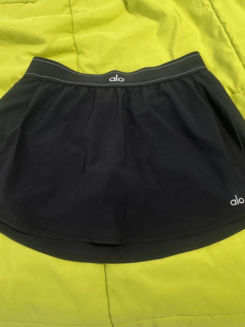 ALO Black Mini Skirt